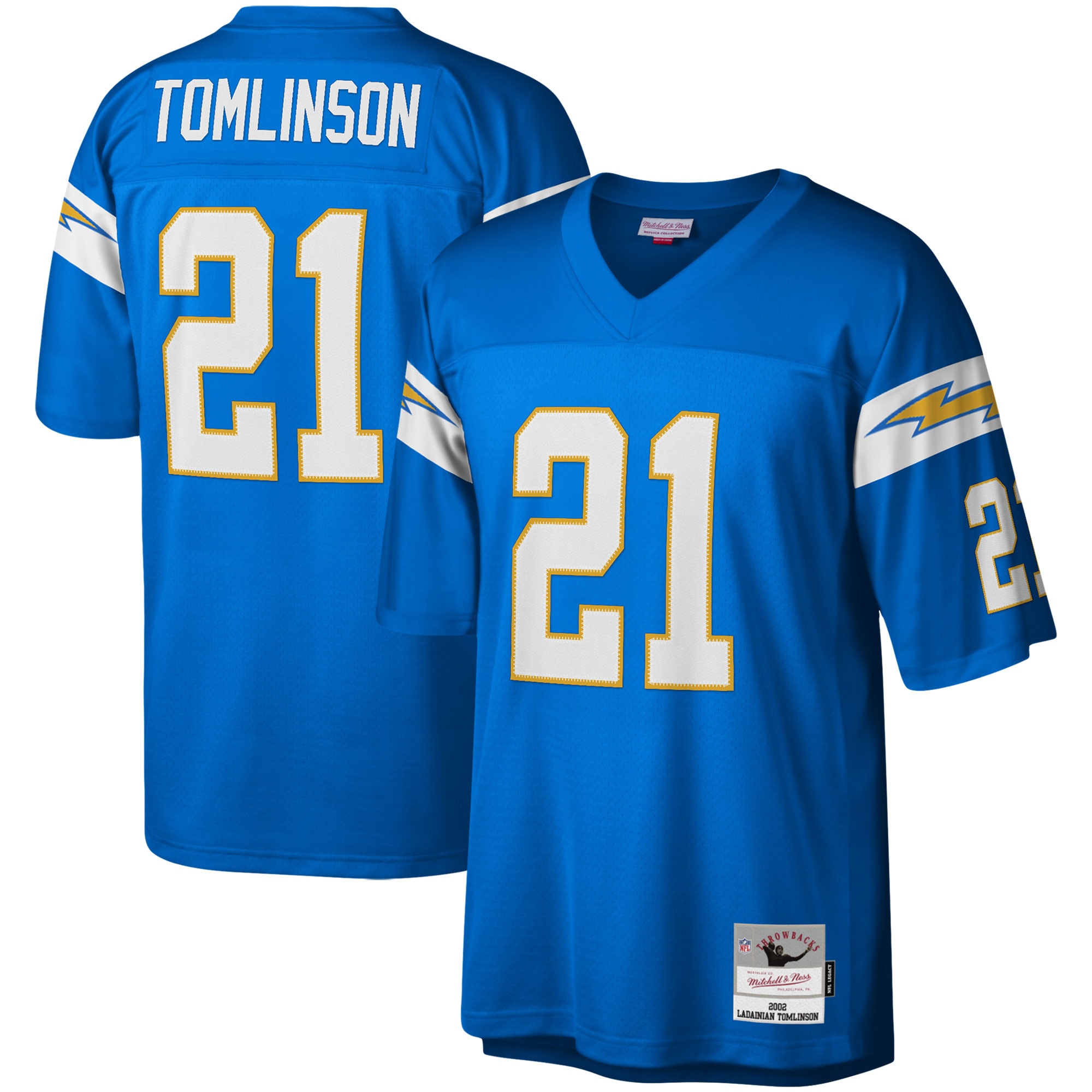 ladainian tomlinson los angeles chargers mitchell ness legacy replica jersey powder blue clowdercats 6vyp7.jpg