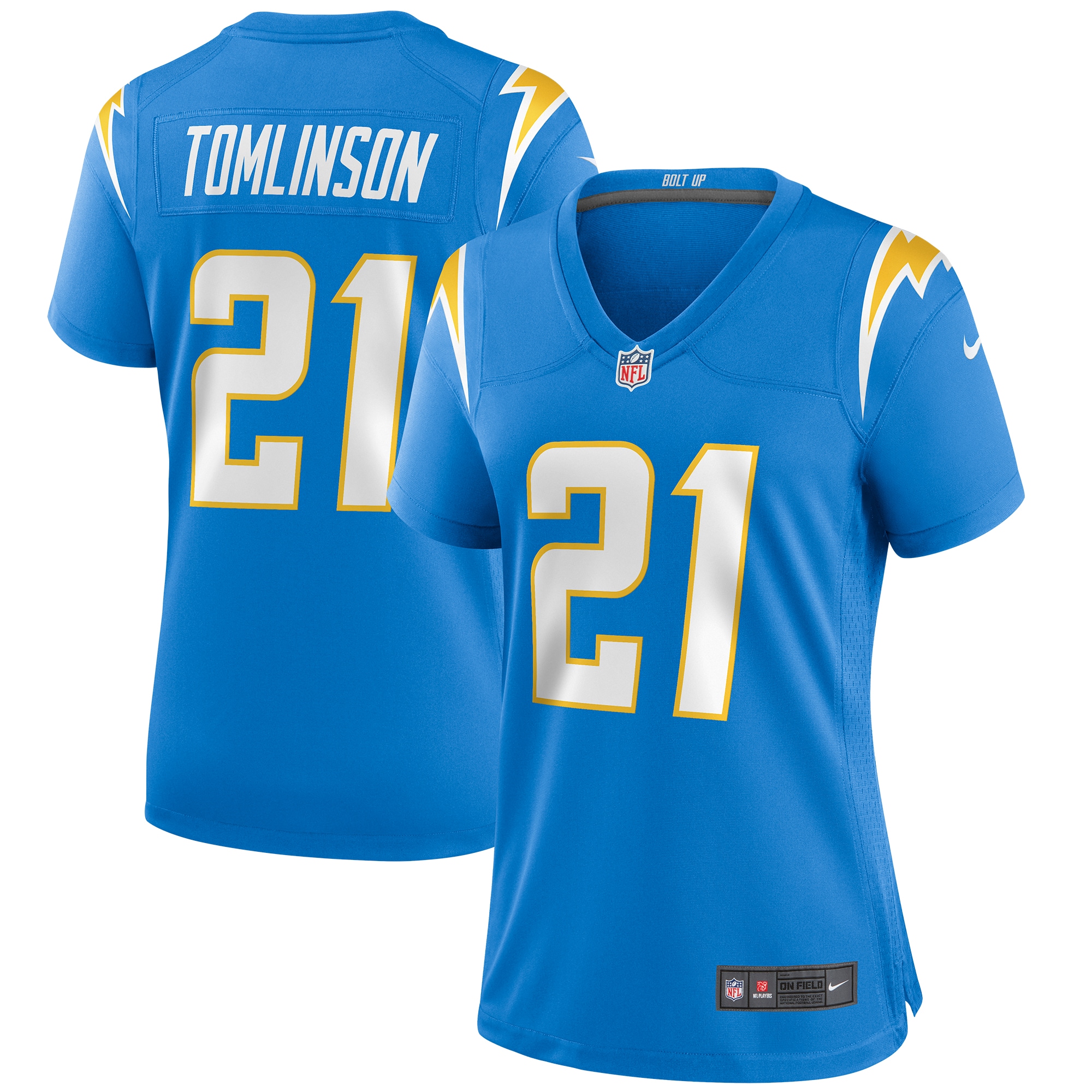 ladainian tomlinson los angeles chargers nike womens game retired player jersey powder blue clowdercats pzwqx.jpg