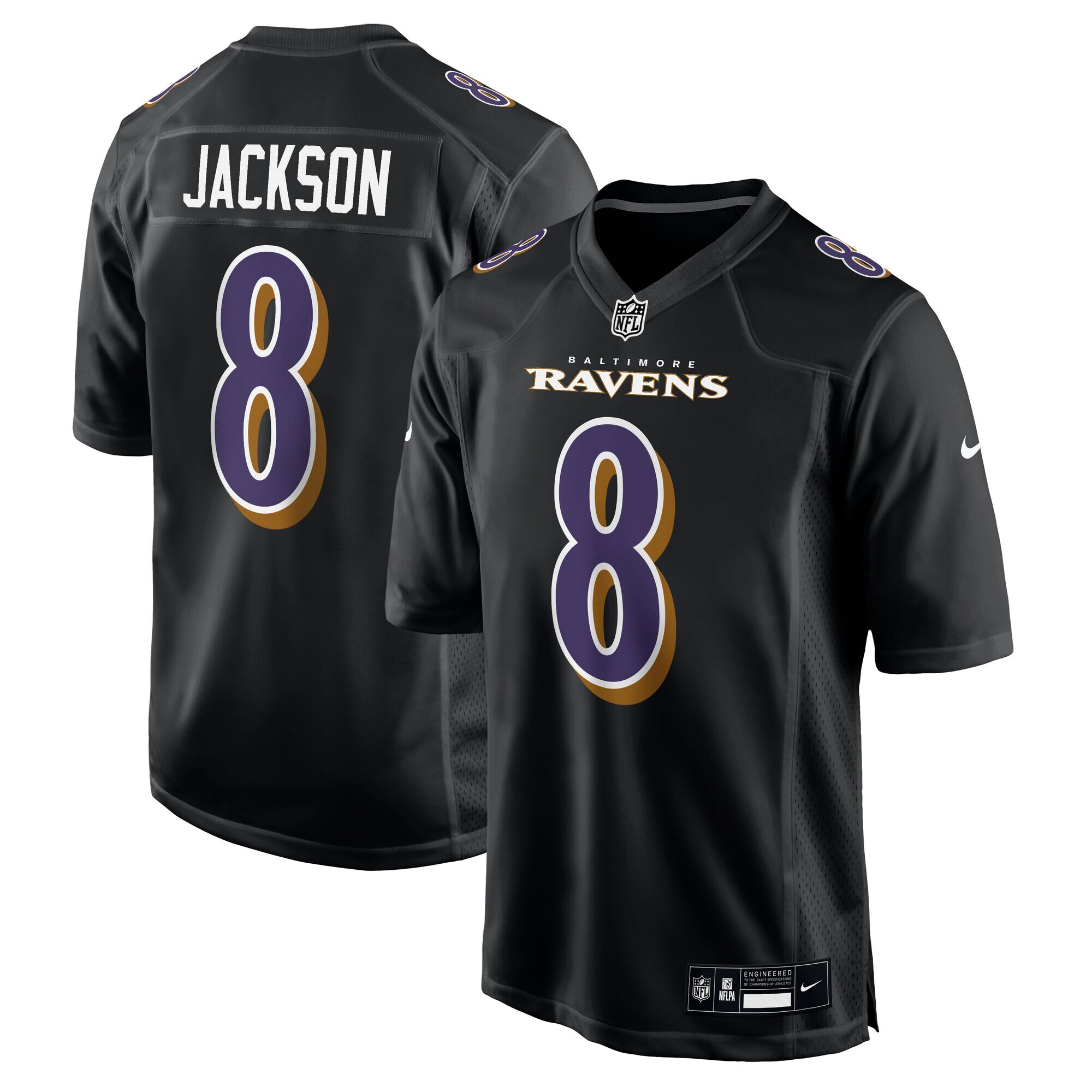 lamar jackson baltimore ravens nike fashion jersey carbon black clowdercats lgu1x.jpg