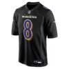 lamar jackson baltimore ravens nike fashion jersey carbon black clowdercats odjzg.jpg