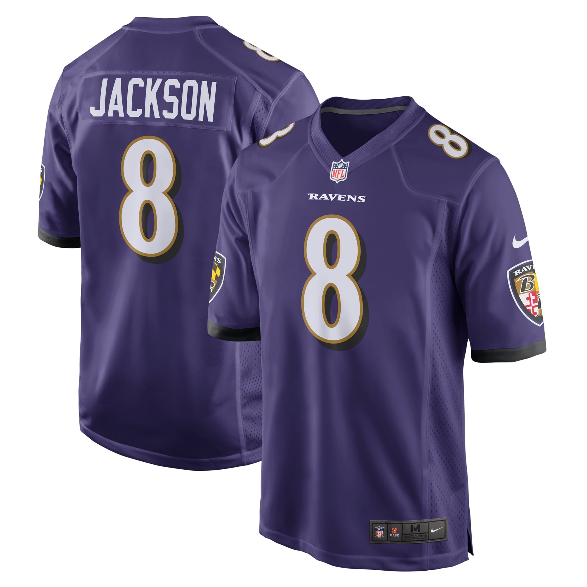 lamar jackson baltimore ravens nike game jersey purple clowdercats wmnsd.jpg