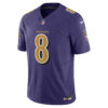 lamar jackson baltimore ravens nike vapor fuse limited jersey purple clowdercats g27vy.jpg