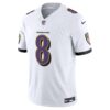 lamar jackson baltimore ravens nike vapor fuse limited jersey white clowdercats de98s.jpg