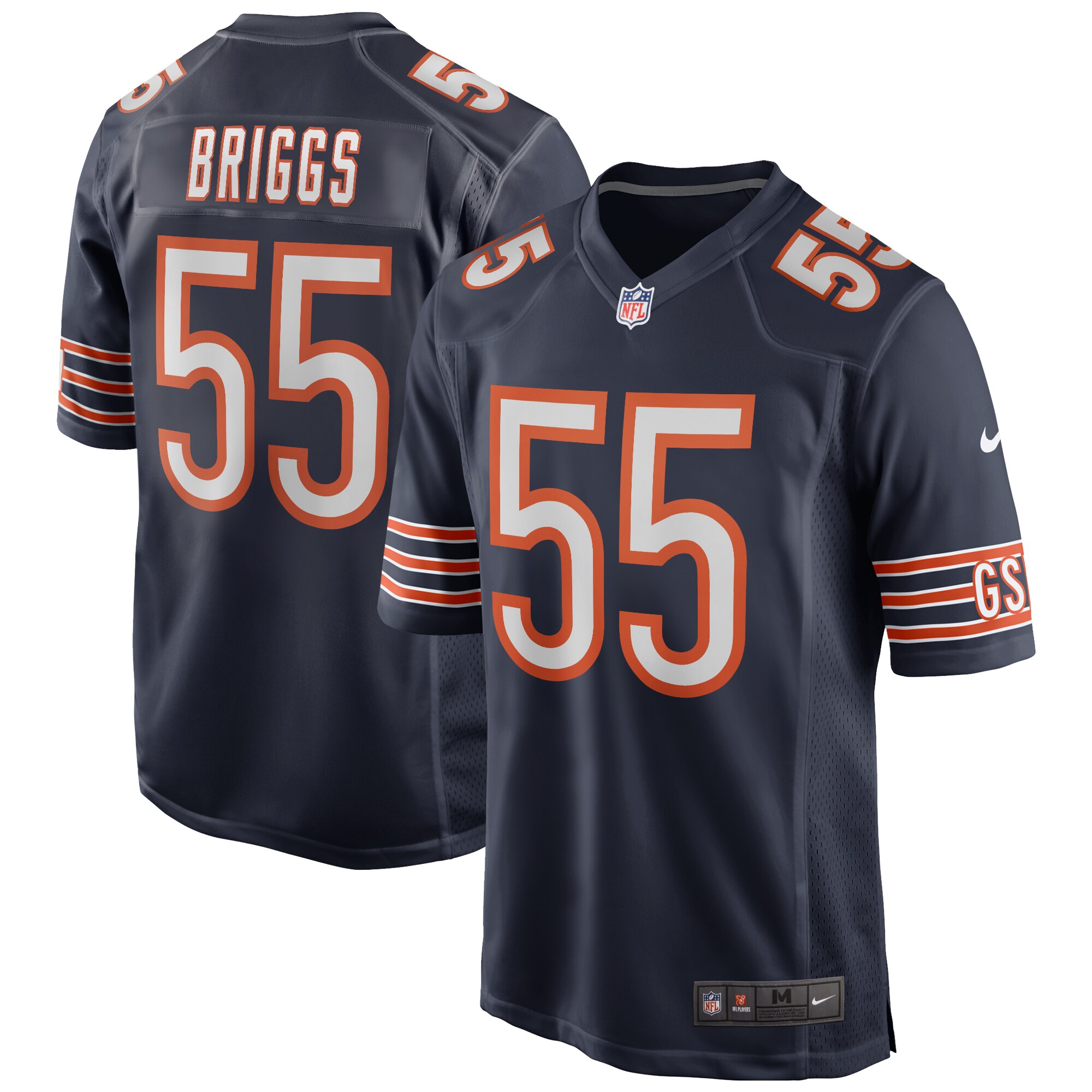 lance briggs chicago bears nike game retired player jersey navy clowdercats jdnut.jpg