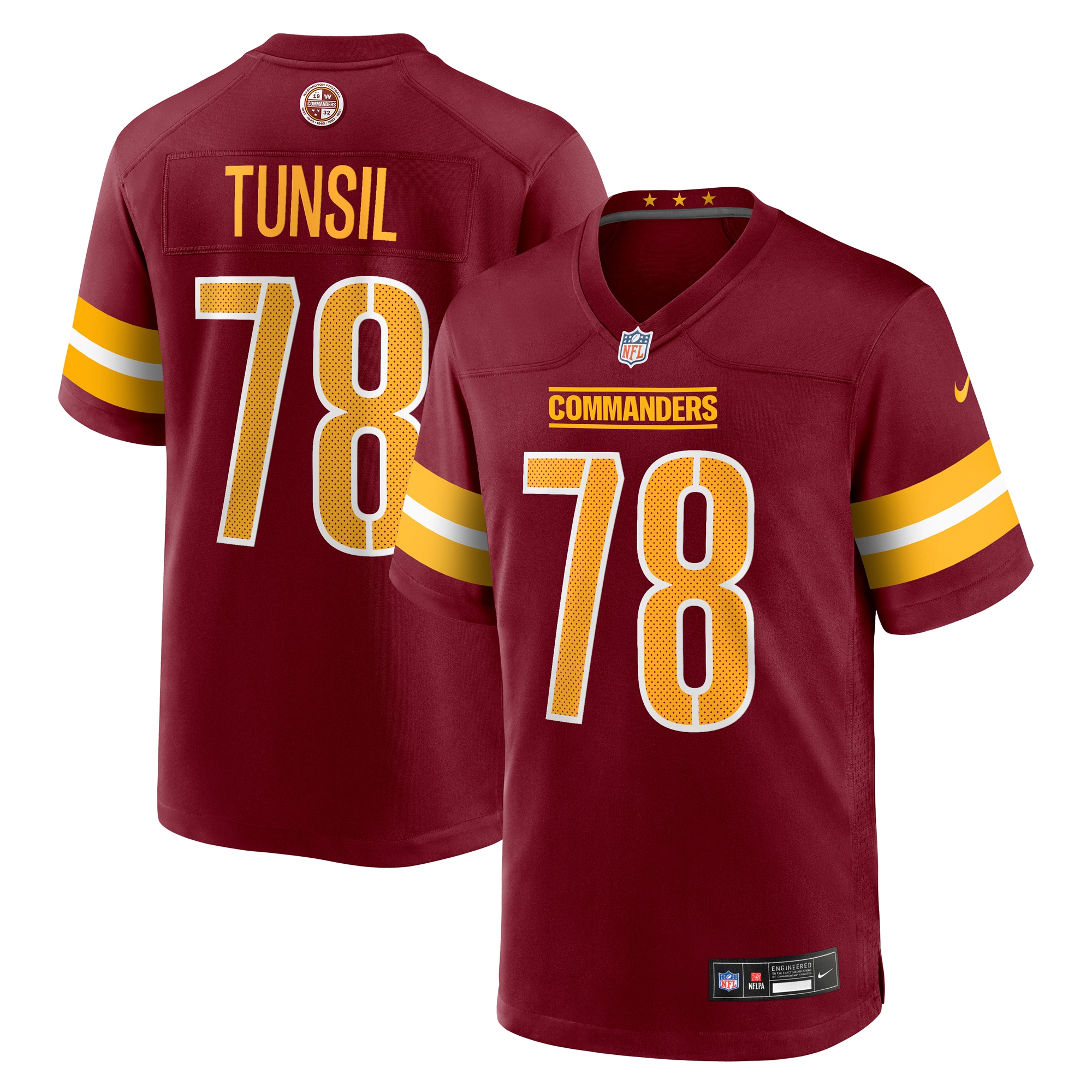 laremy tunsil washington commanders nike team game jersey burgundy clowdercats abmfb.jpg