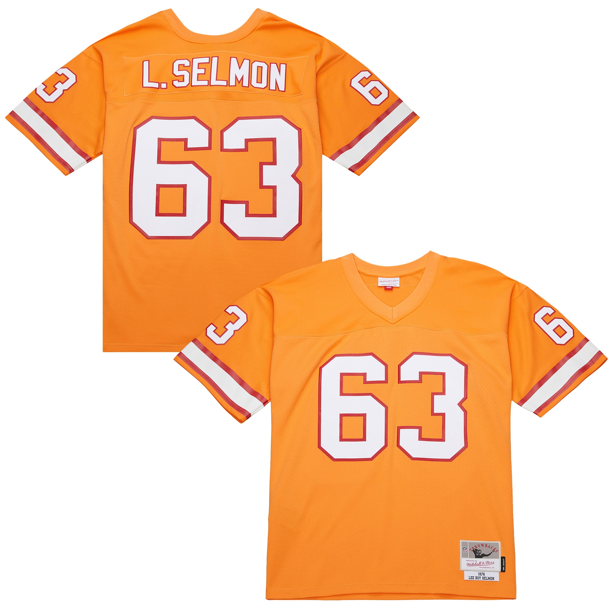 lee roy selmon tampa bay buccaneers mitchell ness 1976 legacy replica jersey orange clowdercats wnbv6.jpg