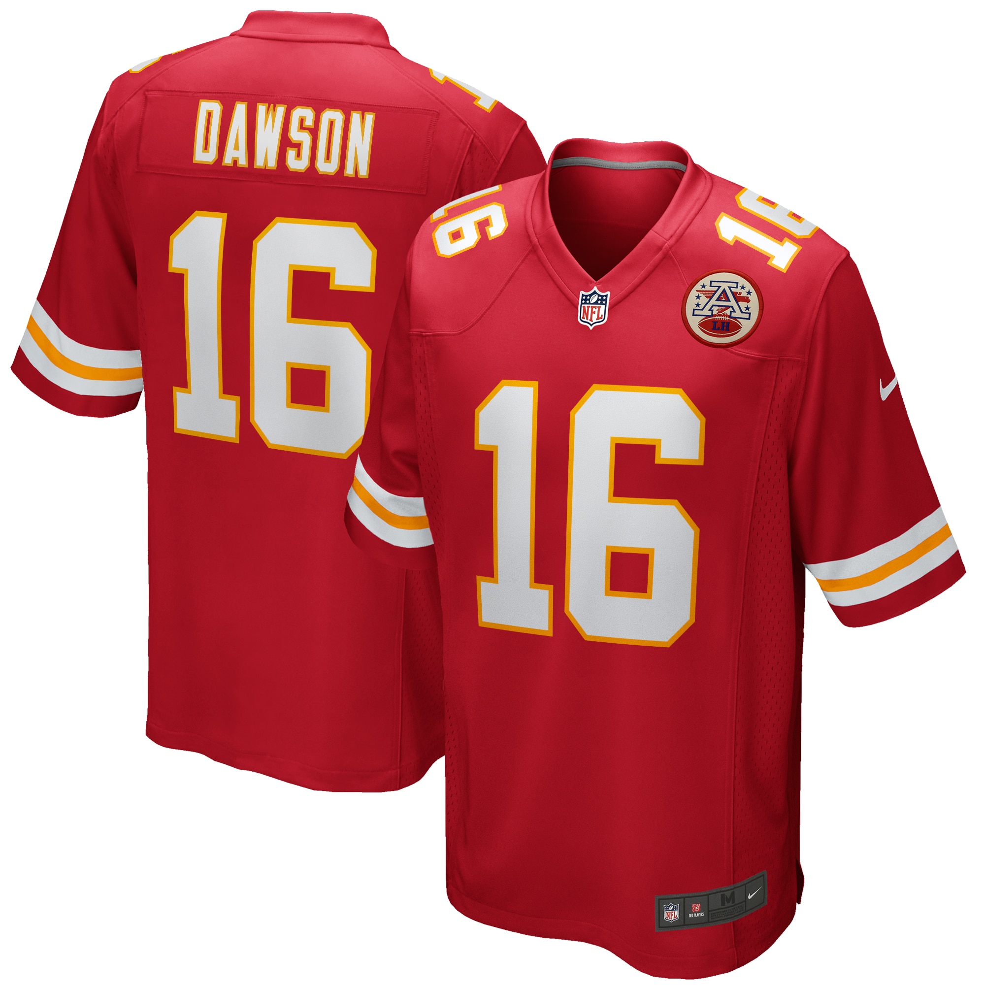 len dawson kansas city chiefs nike game retired player jersey red clowdercats ahyyj.jpg