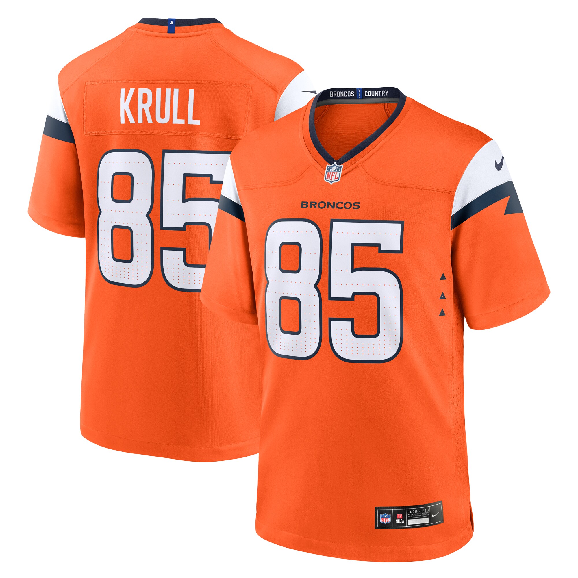 lucas krull denver broncos nike team game jersey orange clowdercats 0kjqt.jpg