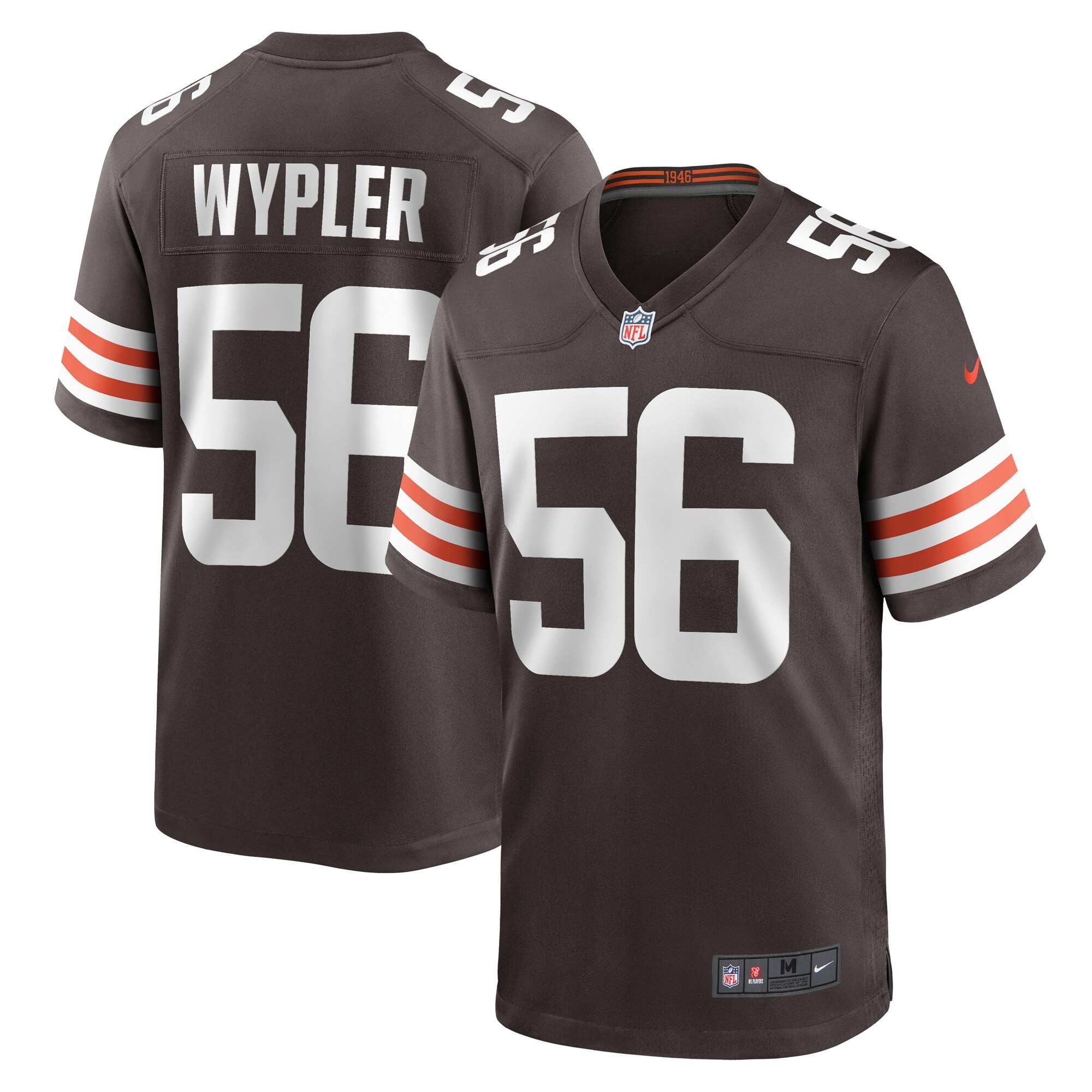 luke wypler cleveland browns nike team game jersey brown clowdercats vrczh.jpg