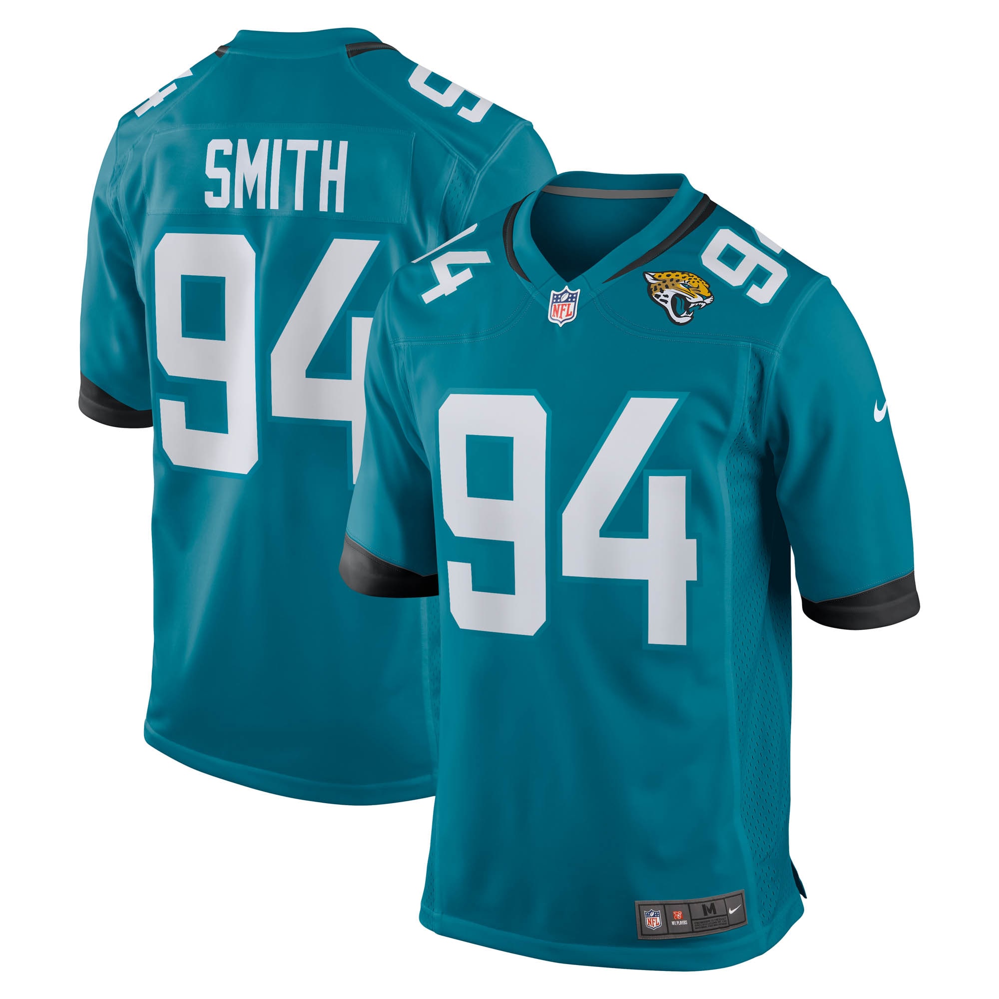 maason smith jacksonville jaguars nike team game jersey teal clowdercats qnz83.jpg