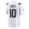 mac jones new england patriots nike player game jersey white clowdercats nuigr.jpg