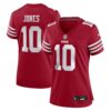 mac jones san francisco 49ers nike womens team game jersey scarlet clowdercats 9bqrj.jpg