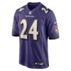 malaki starks baltimore ravens nike 2025 nfl draft first round pick game jersey purple clowdercats 908ix.jpg