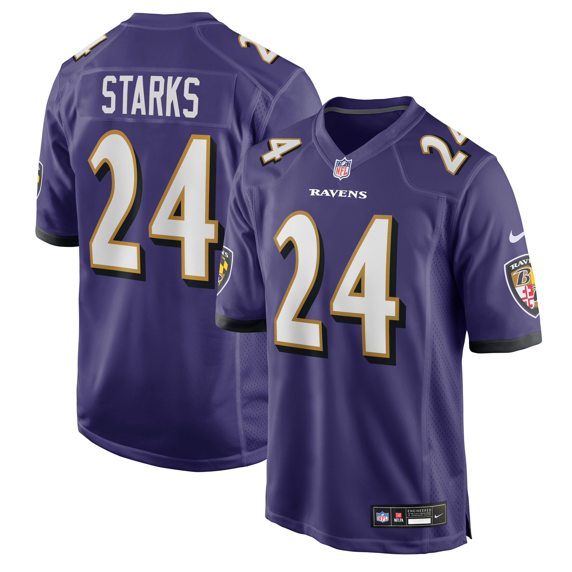 malaki starks baltimore ravens nike 2025 nfl draft first round pick game jersey purple clowdercats kyzij.jpg