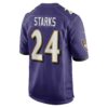 malaki starks baltimore ravens nike 2025 nfl draft first round pick game jersey purple clowdercats lvihh.jpg