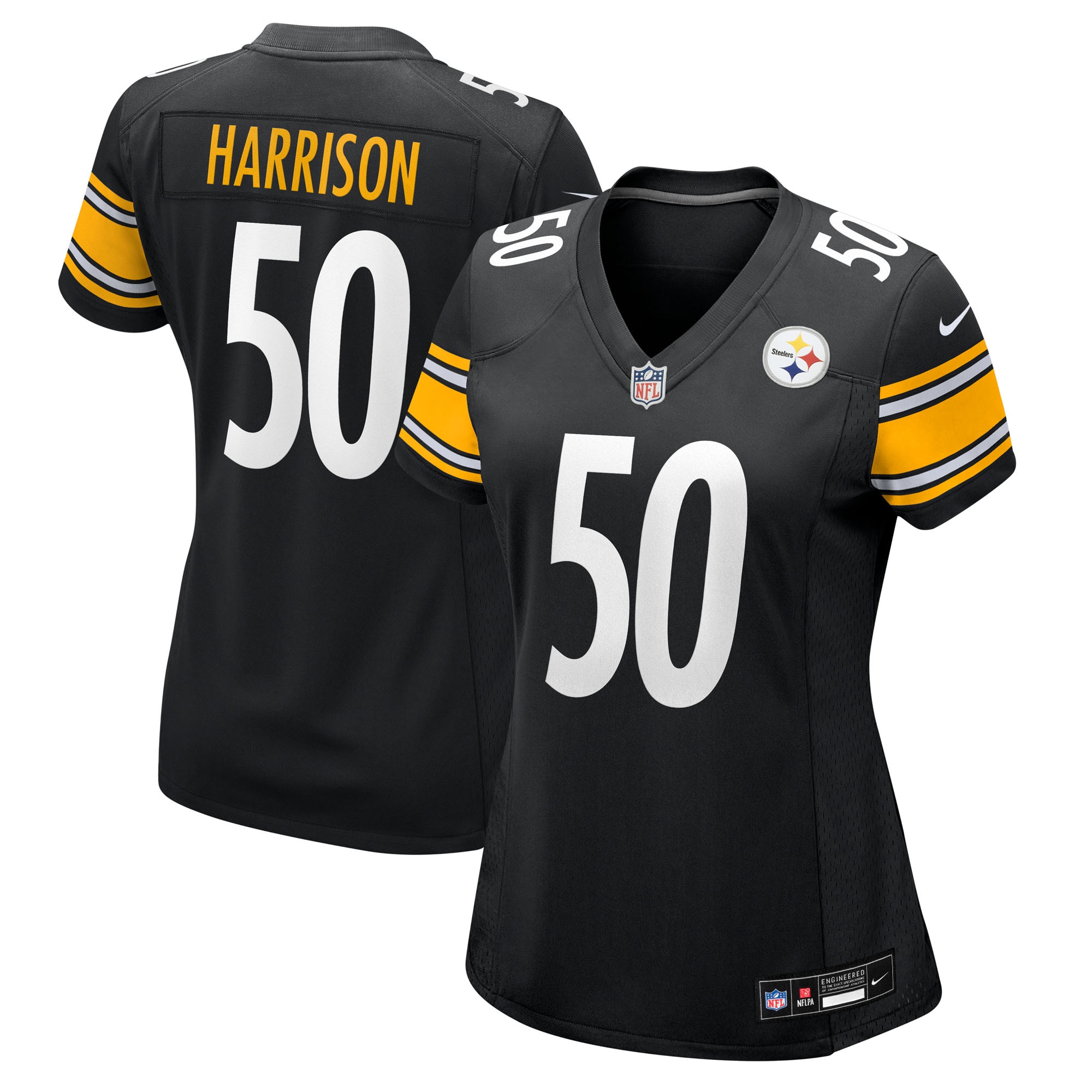malik harrison pittsburgh steelers nike womens team game jersey black clowdercats ag8rn.jpg