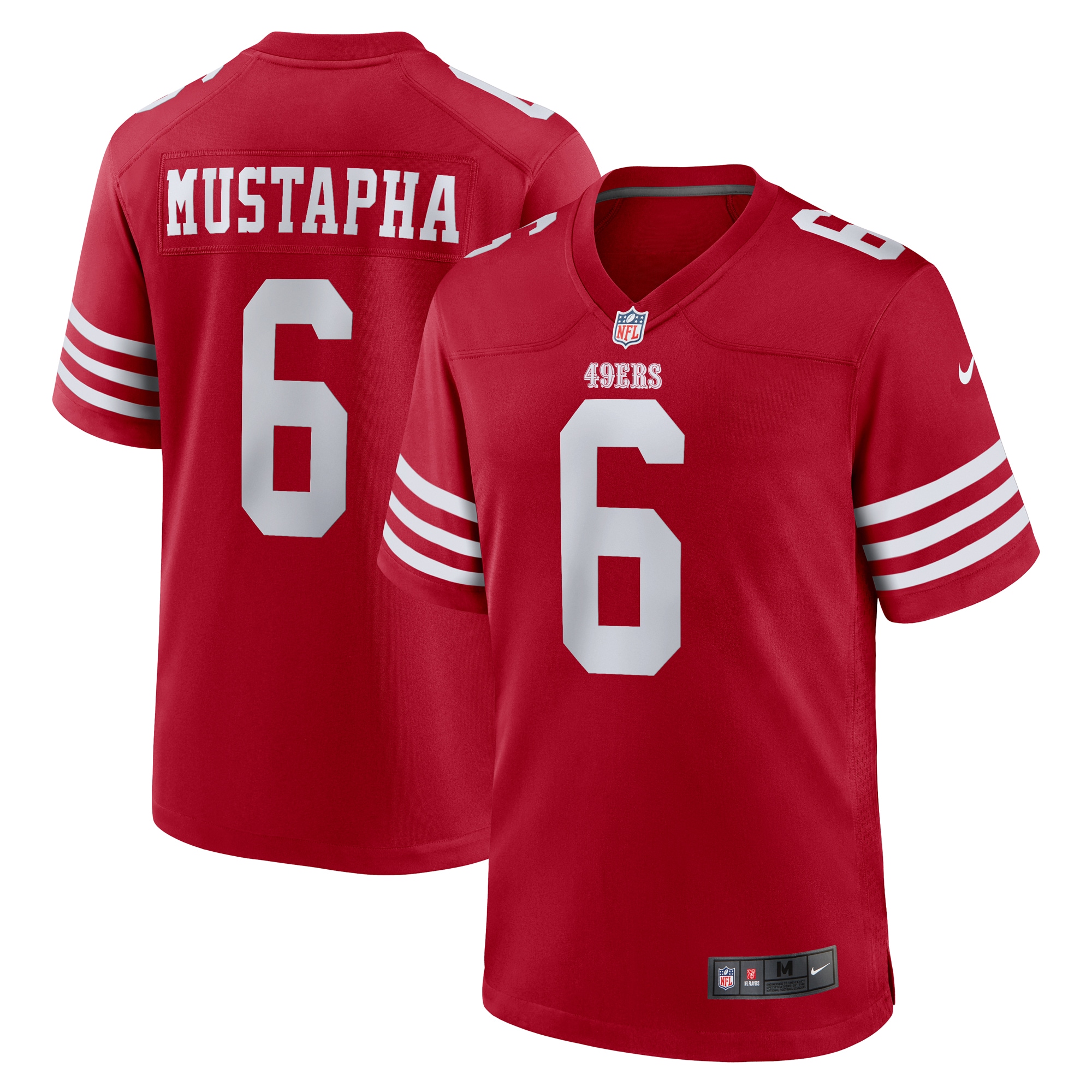 malik mustapha san francisco 49ers nike game jersey scarlet clowdercats syy40.jpg