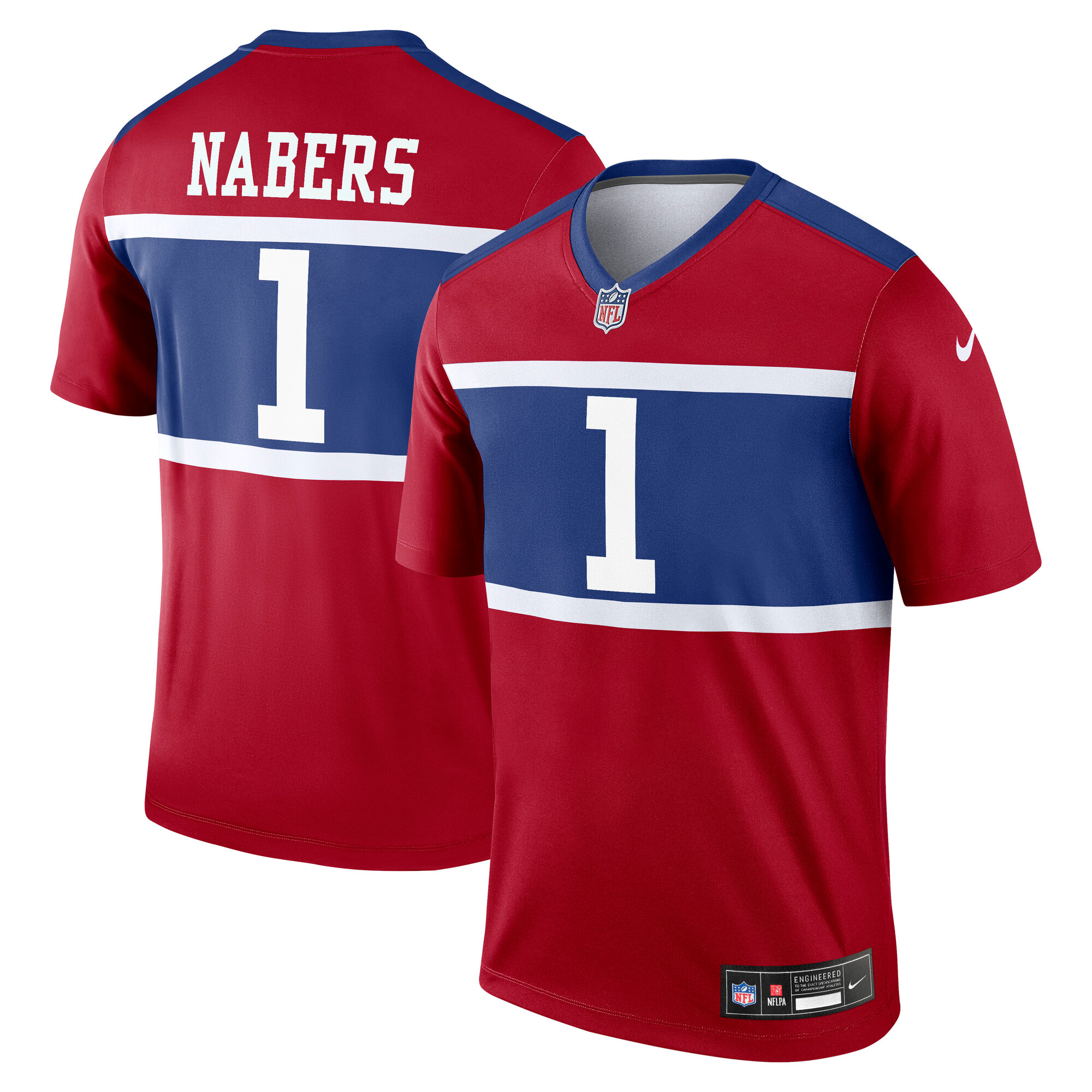 malik nabers new york giants nike legend player performance top red clowdercats lvd3e.jpg