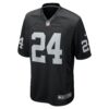 marcus peters las vegas raiders nike team game jersey black clowdercats yrcft.jpg