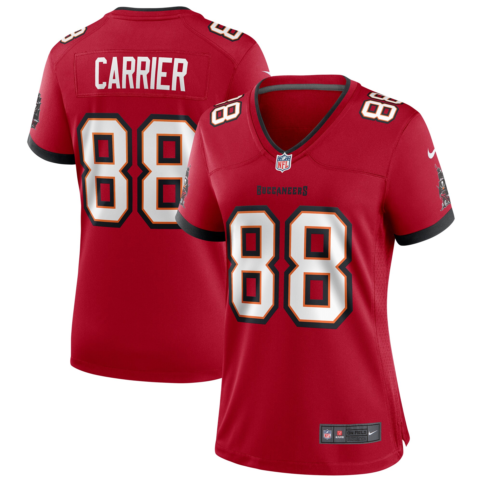 mark carrier tampa bay buccaneers nike womens game retired player jersey red clowdercats pznc7.jpg