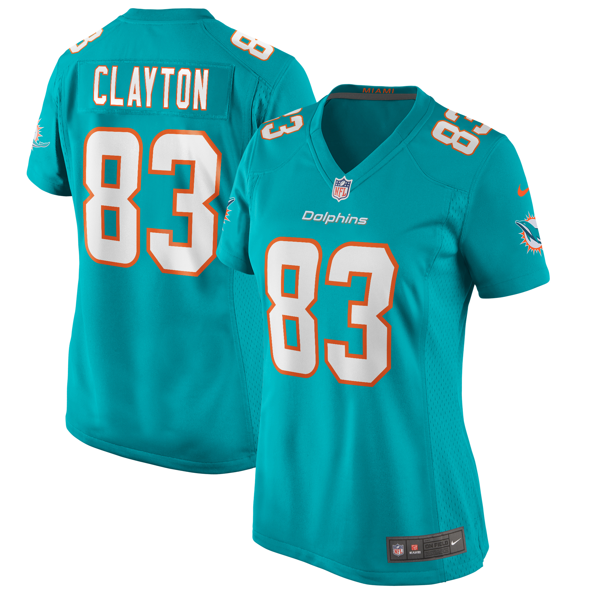 mark clayton miami dolphins nike womens game retired player jersey aqua clowdercats fi37t.jpg