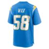 marlowe wax los angeles chargers nike team game jersey powder blue clowdercats ezvqq.jpg