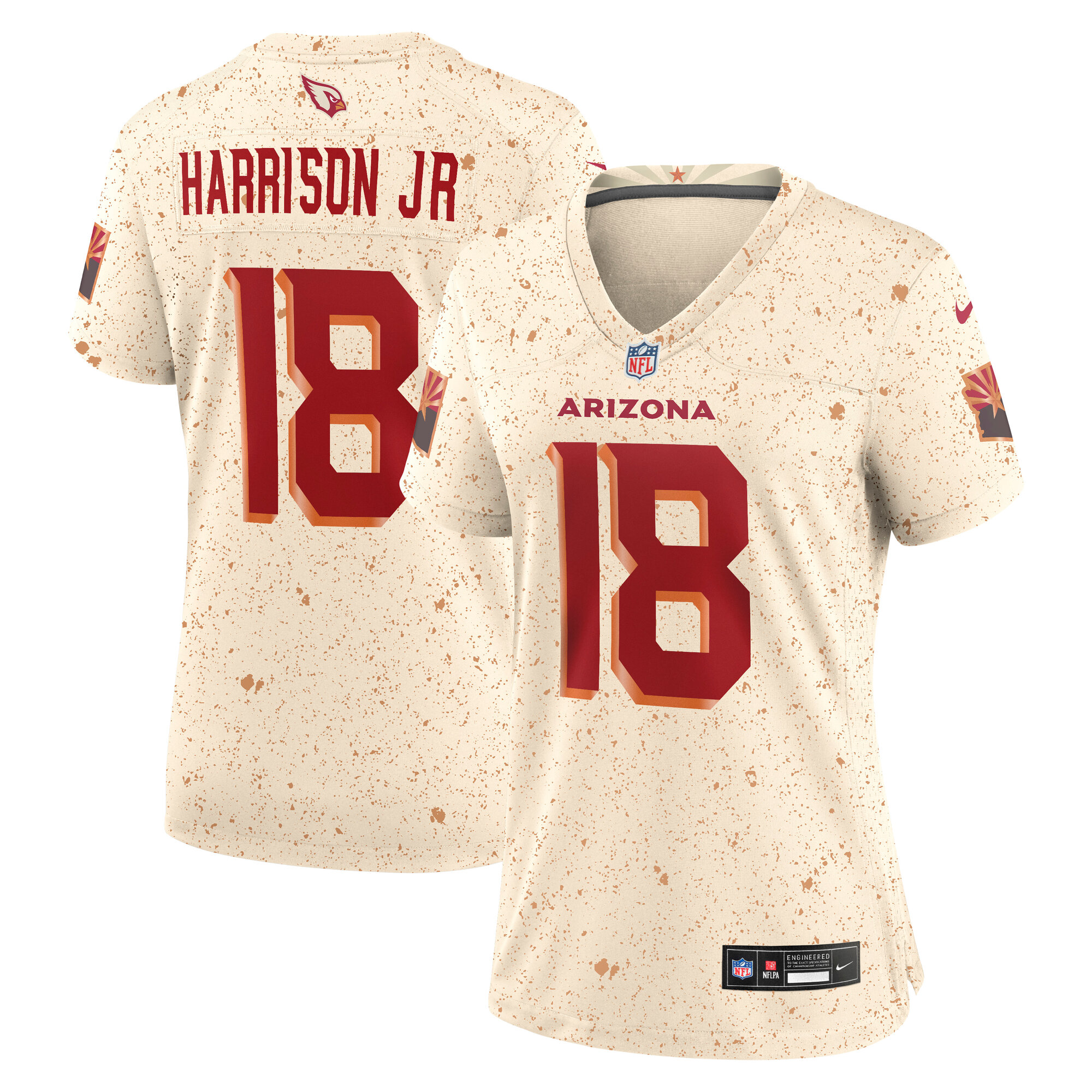 marvin harrison jr arizona cardinals nike womens 2025 rivalries collection game jersey natural clowdercats ildws.jpg