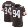 mason graham cleveland browns nike 2025 nfl draft first round pick game jersey brown clowdercats limwz.jpg