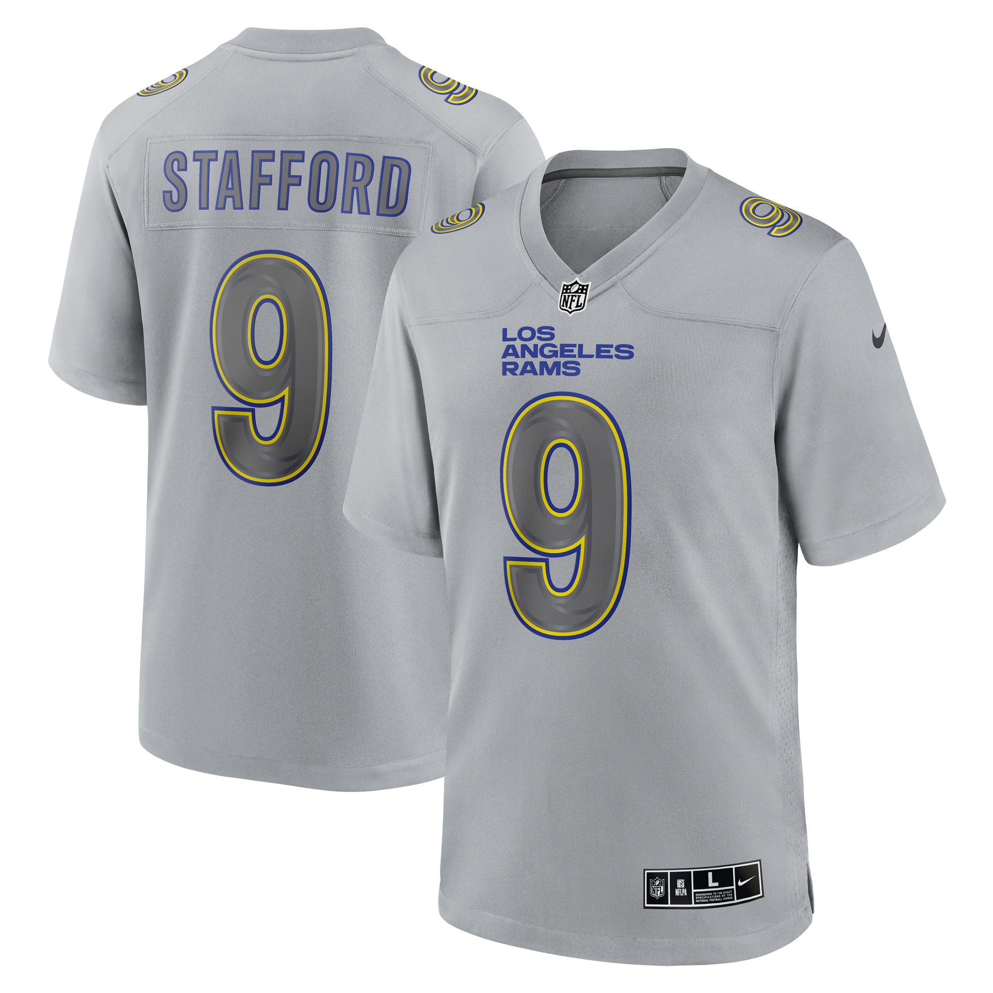matthew stafford los angeles rams nike atmosphere fashion game jersey gray clowdercats jm0oj.jpg