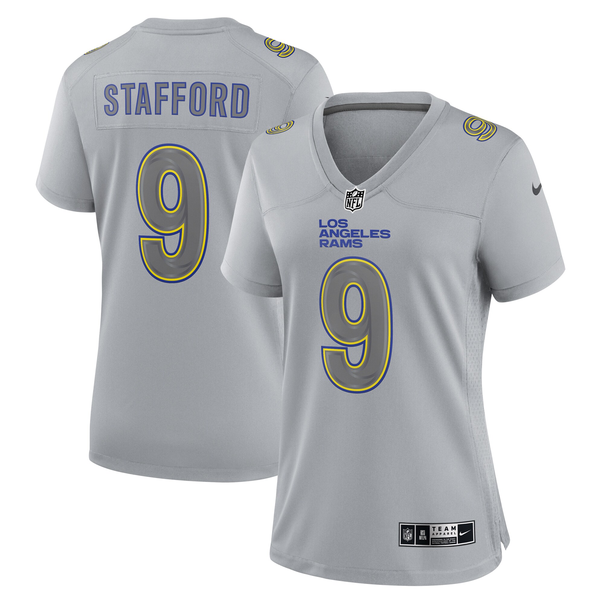 matthew stafford los angeles rams nike womens atmosphere fashion game jersey gray clowdercats jxv5l.jpg