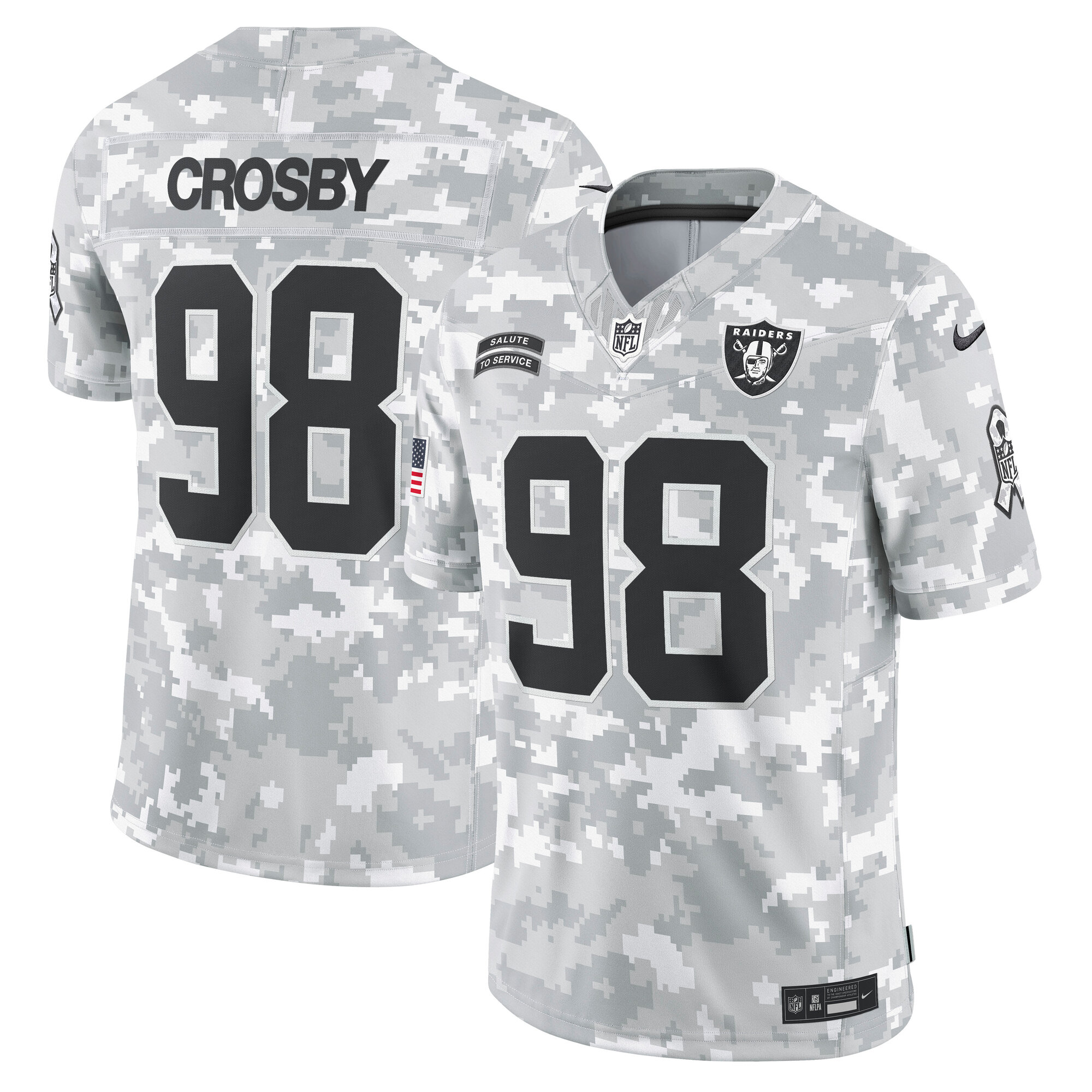 maxx crosby las vegas raiders nike 2024 salute to service limited jersey arctic camo clowdercats qhx9h.jpg