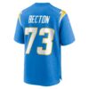 mekhi becton los angeles chargers nike team game jersey powder blue clowdercats cr44y.jpg