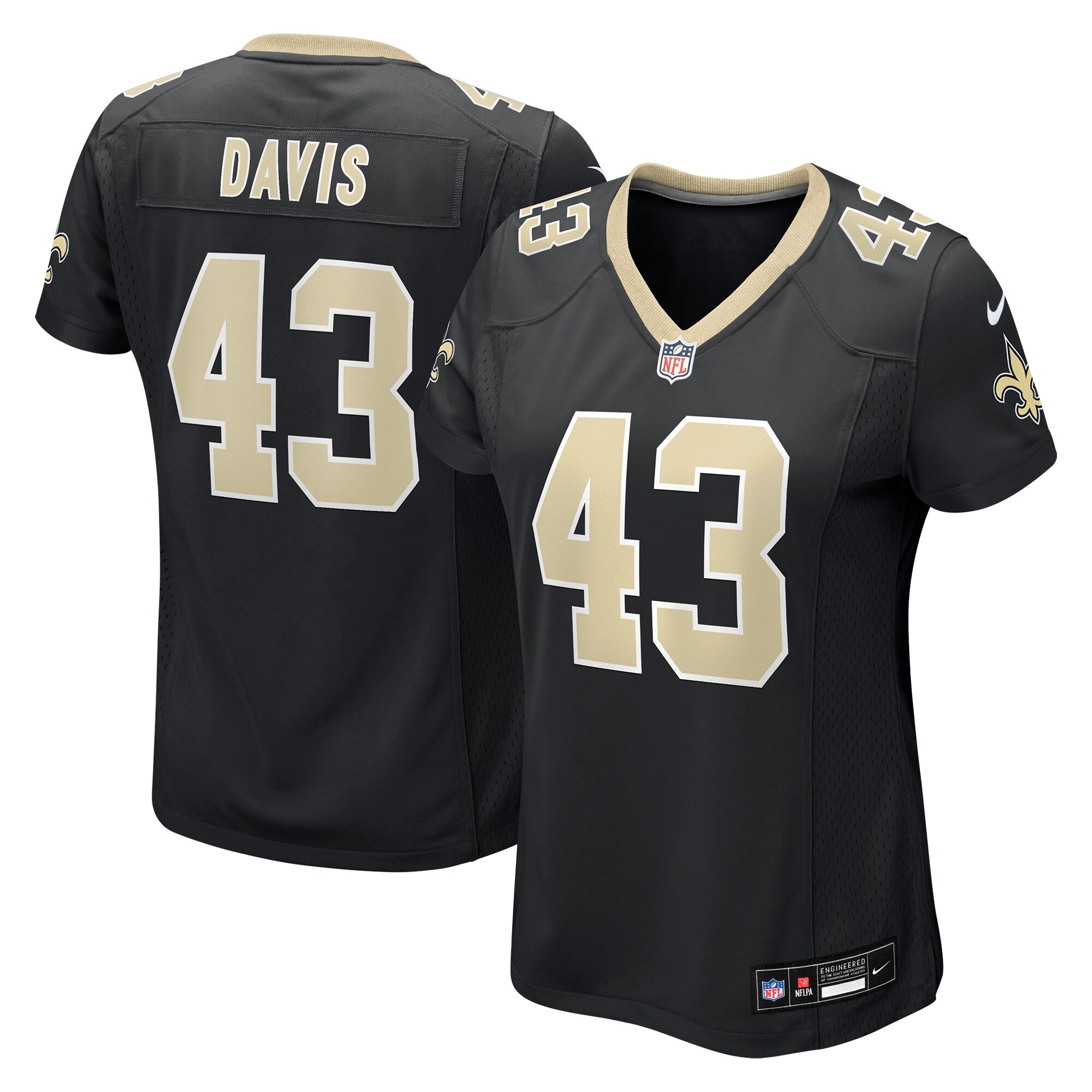 michael davis new orleans saints nike womens team game jersey black clowdercats irwzu.jpg