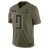 michael penix jr atlanta falcons nike 2025 salute to service limited jersey olive clowdercats dhdpt.jpg