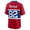 michael strahan new york giants nike alternate retired player game jersey century red clowdercats utp8u.jpg
