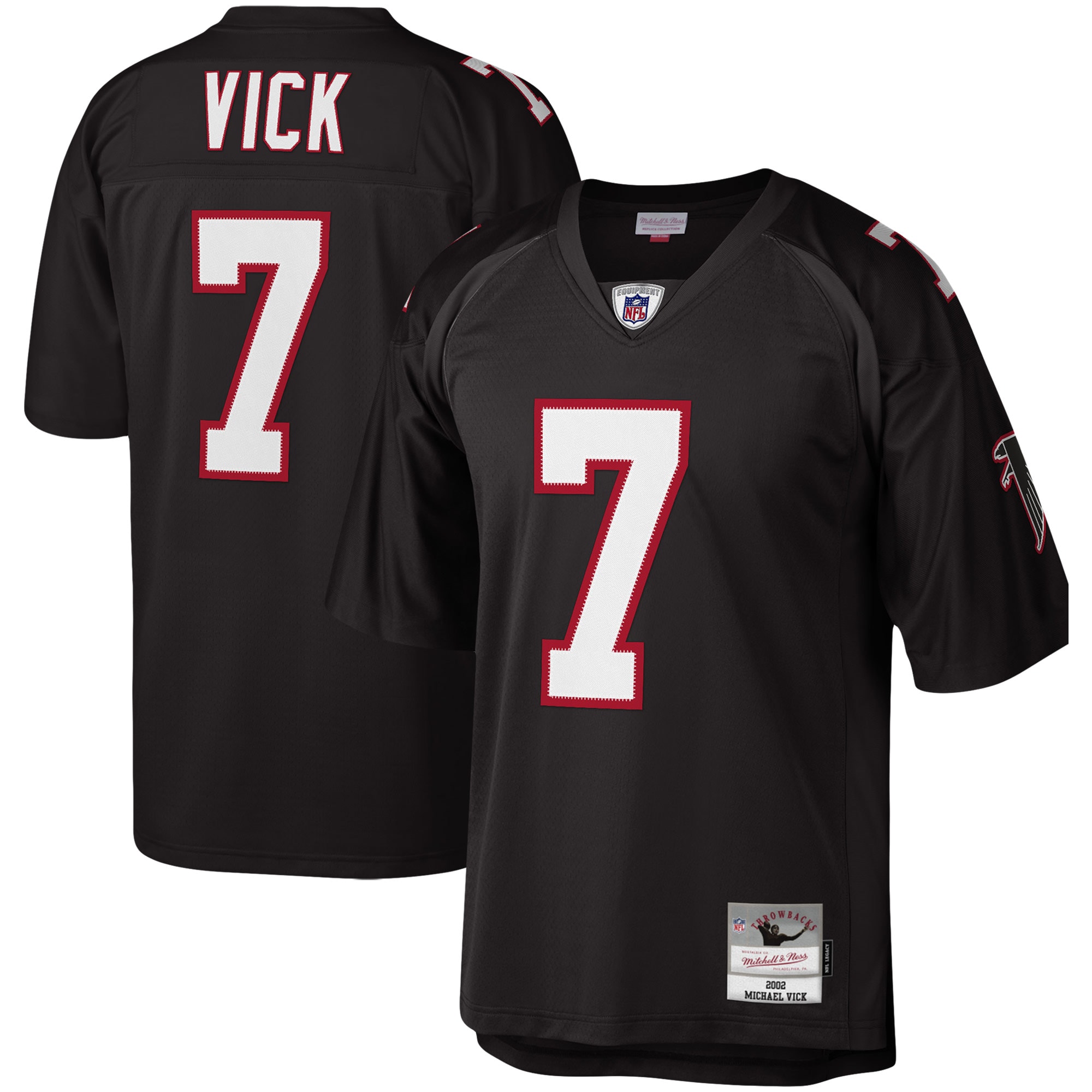 michael vick atlanta falcons mitchell ness legacy replica jersey black clowdercats a6zcq.jpg