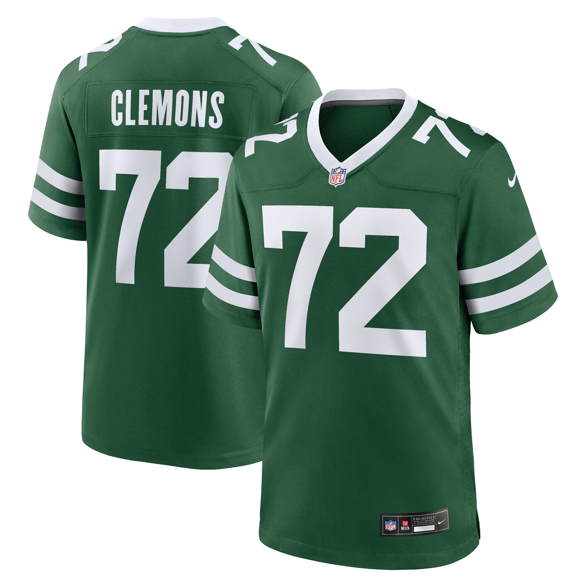 micheal clemons new york jets nike team game jersey legacy green clowdercats xibvz.jpg