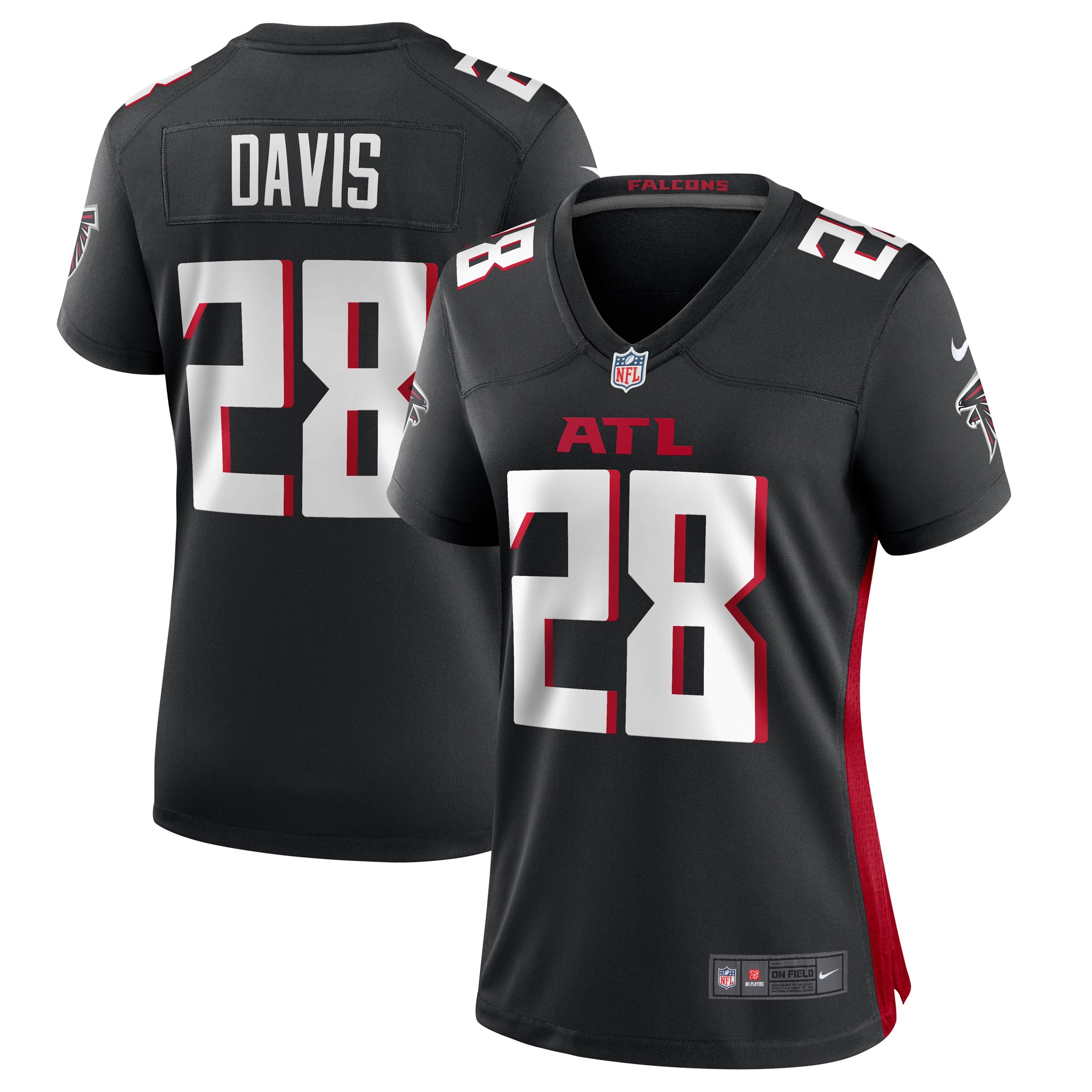 mike davis atlanta falcons nike womens game player jersey black clowdercats ljwtd.jpg