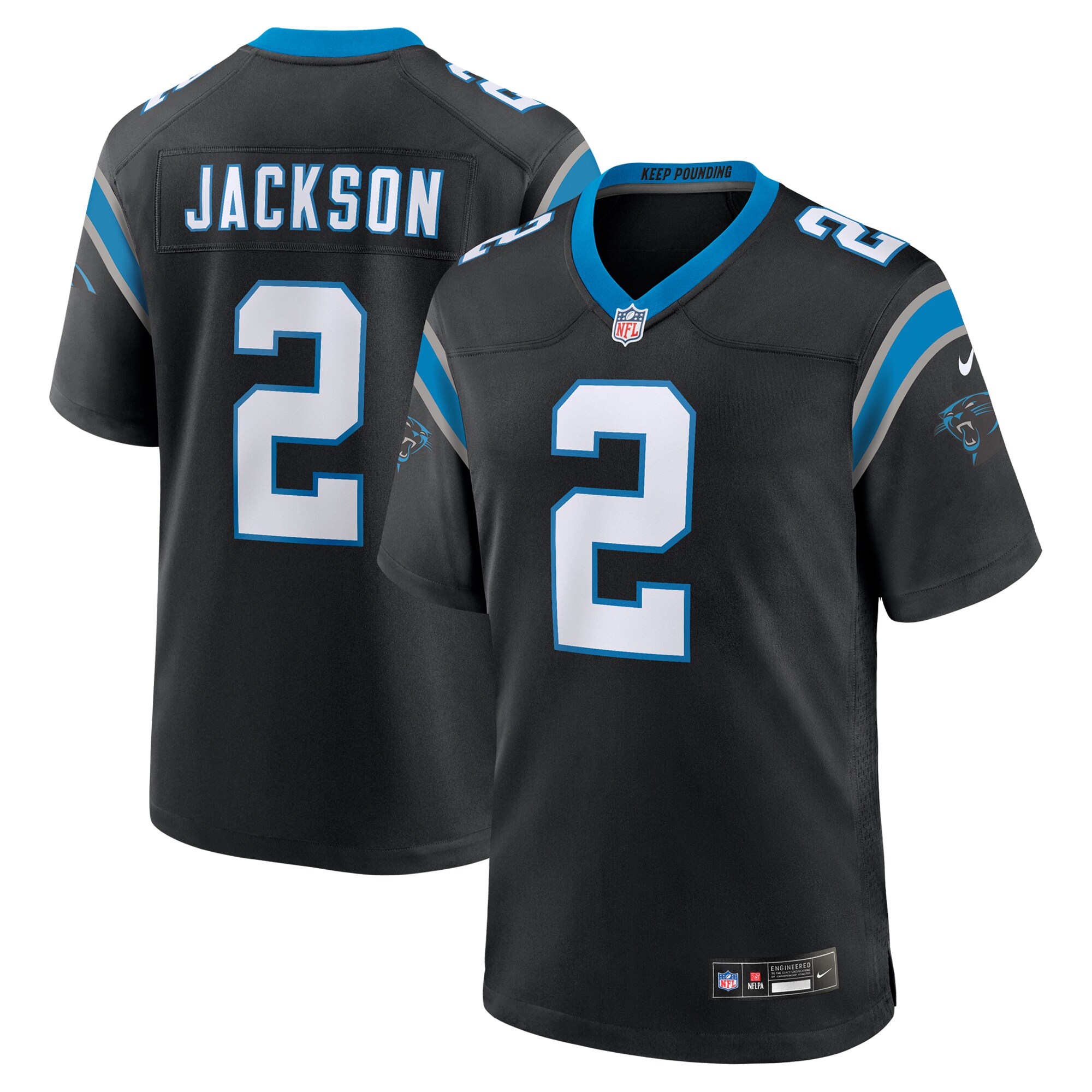mike jackson carolina panthers nike game jersey black clowdercats ozwl0.jpg