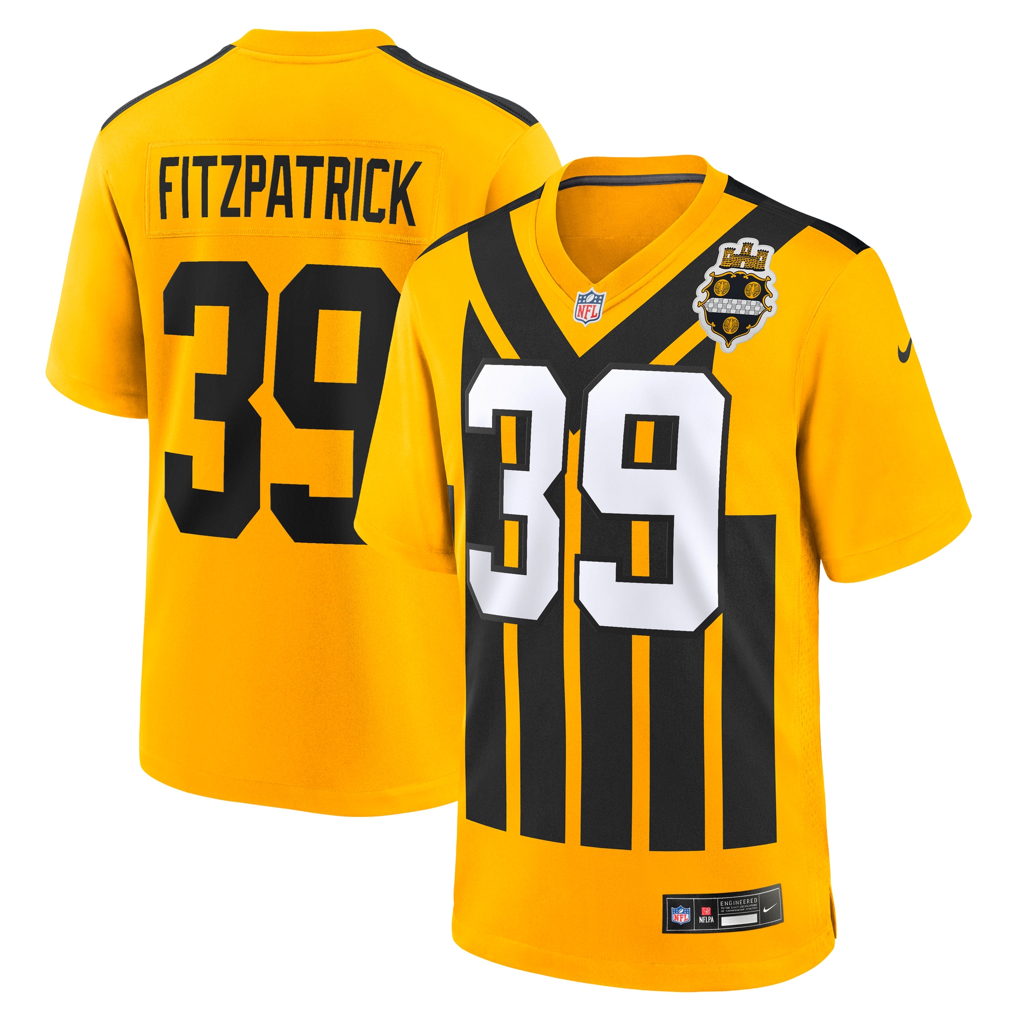 minkah fitzpatrick pittsburgh steelers nike alternate game jersey gold clowdercats gu1do.jpg