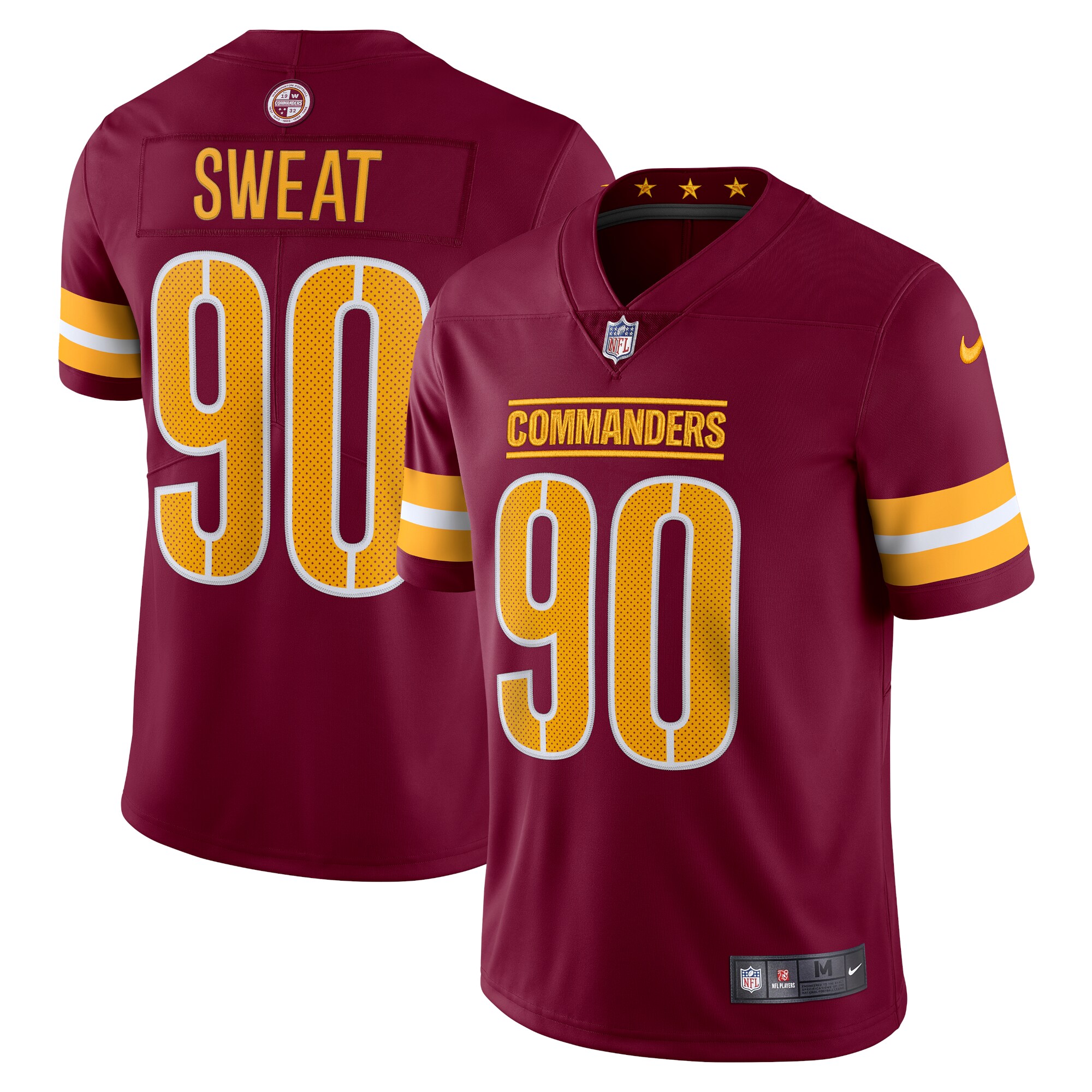 montez sweat washington commanders nike vapor limited jersey burgundy clowdercats oqsit.jpg
