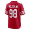 mykel williams san francisco 49ers nike team game jersey scarlet clowdercats w8igd.jpg
