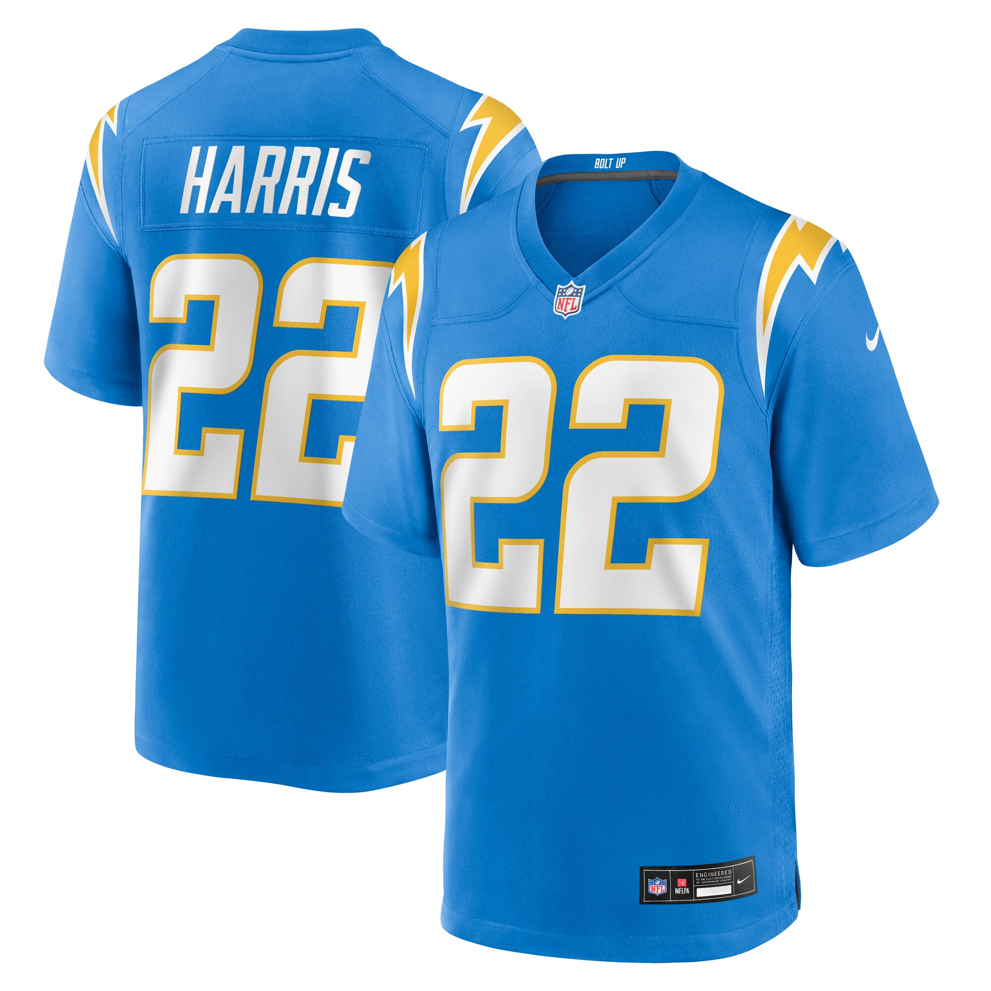 najee harris los angeles chargers nike game player jersey powder blue clowdercats nuqfn.jpg