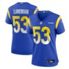 nate landman los angeles rams nike womens team game jersey royal clowdercats vwqhm.jpg