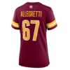 nick allegretti washington commanders nike womens game jersey burgundy clowdercats bfp3r.jpg