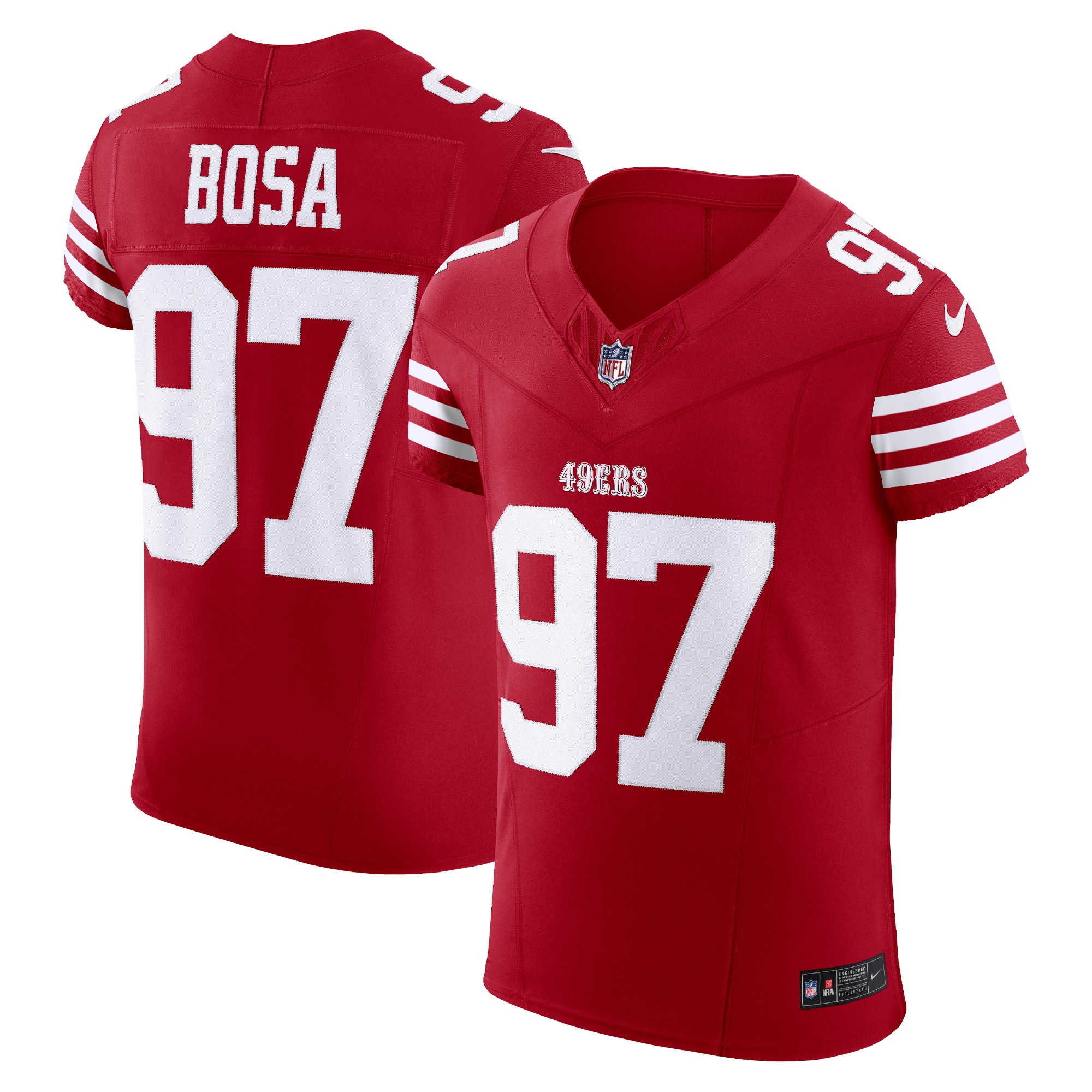nick bosa san francisco 49ers nike vapor fuse elite jersey scarlet clowdercats tljod.jpg