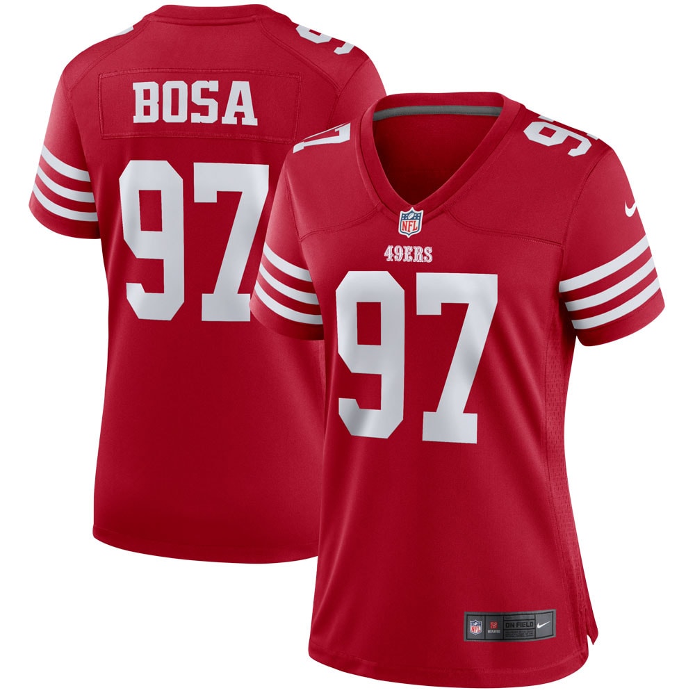 nick bosa san francisco 49ers nike womens player jersey scarlet clowdercats bjq6g.jpg
