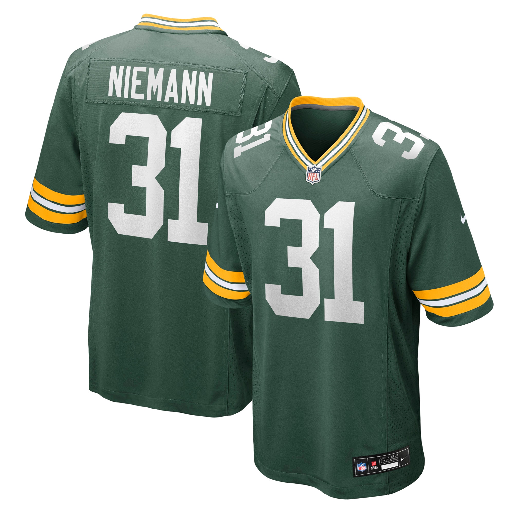 nick niemann green bay packers nike team game jersey green clowdercats kjckg.jpg