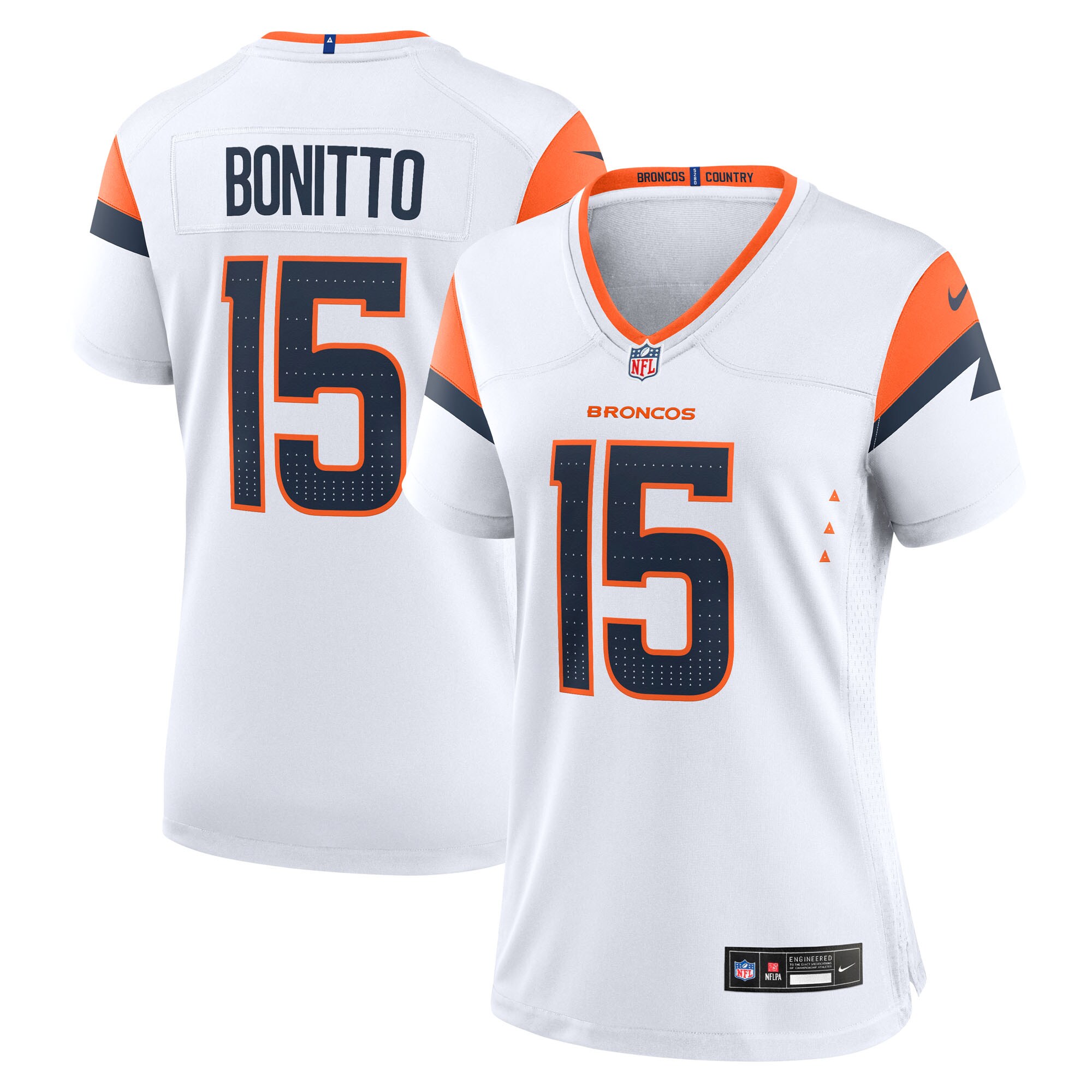 nik bonitto denver broncos nike womens game jersey white clowdercats wlq7h.jpg