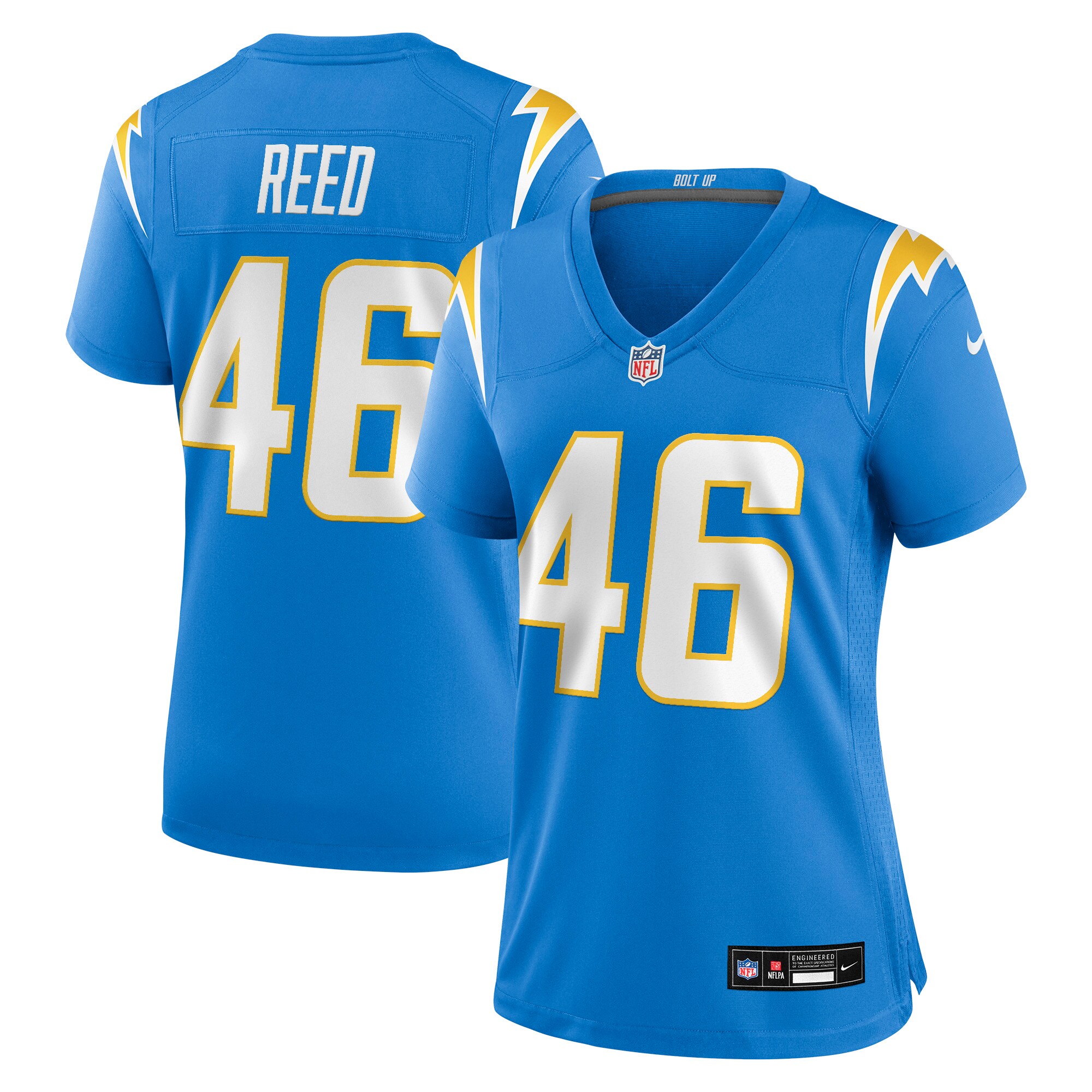 nikko reed los angeles chargers nike womens team game jersey powder blue clowdercats 7ebby.jpg